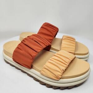 Sorel X Prana Roaming Two Strap Sandal Women 6 Spark/Desert Sun  LL6033-877